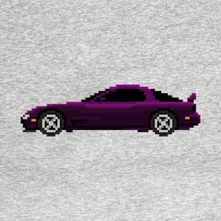 Mazda RX7 FD Pixelart T-Shirt